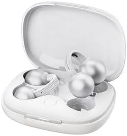 StarClip Open-Ear Wireless Bluetooth Headphones, Clip-On Earbuds, 4D Panoramic Sound, Clear Calls, Lightweight, Secure Fit, IP54 Water-Resistant Ear Grips for Workout and Daily Use, Silver